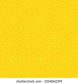 seamless pattern with hand-drawn yellow splashes