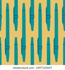 Seamless pattern of handles, repeating the pattern. Design for education, packaging, decorative stationery and various projects.
