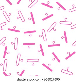 seamless pattern with hangers. Baby Wallpapers. paper