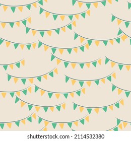 Seamless pattern Happy Birthday kids party vector Eps 10 Illustration,Design for fashion , Kids,fabric, textile, wallpaper, cover, web , wrapping and all prints 