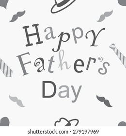 Seamless pattern for Happy Fathers day