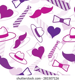 Seamless pattern for Happy Fathers day