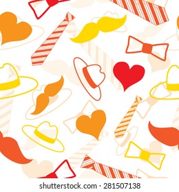 Seamless pattern for Happy Fathers day