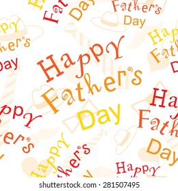 Seamless pattern for Happy Fathers day