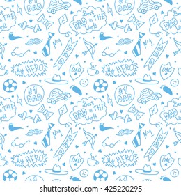 Seamless pattern for Happy Fathers day