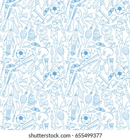 Seamless pattern for Happy Fathers day. Concept of my dad is my best friend.