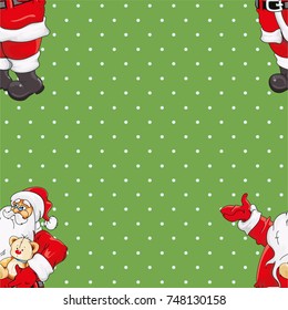 Nahtloses Muster mit einer schönen Weihnachtsnachtsmärtchen-Vektorgrafik EPS8