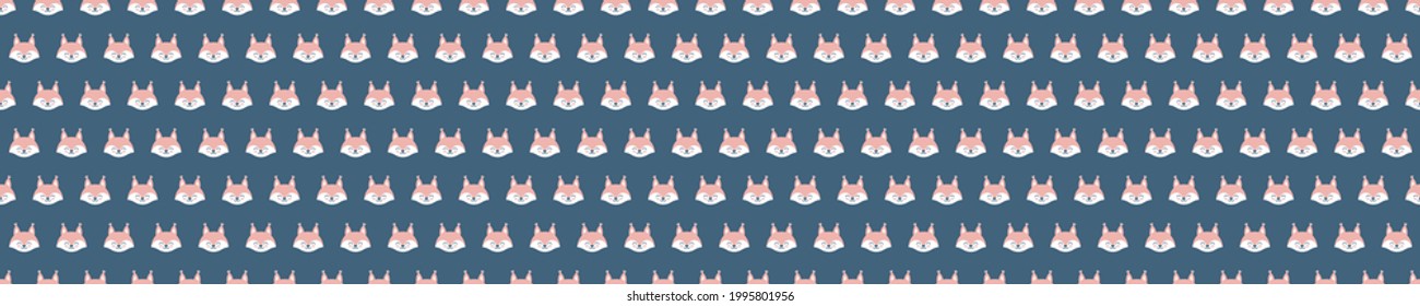 Seamless pattern with happy squirrels. Cute and childish design for fabric, textile, wallpaper, bedding, swaddles, toys or gender-neutral apparel. Simple and sweet print for nursery decor or wall art.