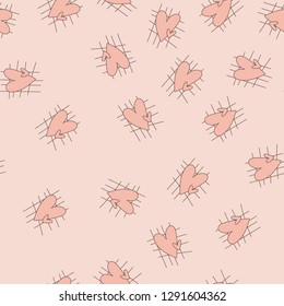 Seamless pattern for Happy Valentine Day, Vector.