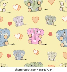 Seamless pattern "Happy Valentine's Day". Can be used on different package paper, wrapping paper, as background, phones covers and etc. Vector.