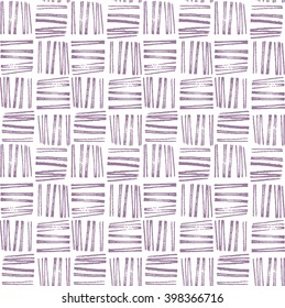 Seamless pattern. Hatch. Purple pattern. Vector.