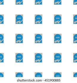 Seamless pattern of HDD blue-gray color. Vector EPS 10.