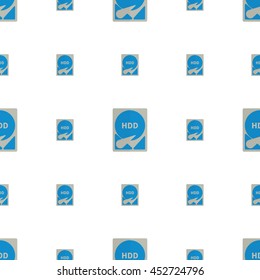 Seamless pattern of HDD blue-gray color. Vector EPS 10.