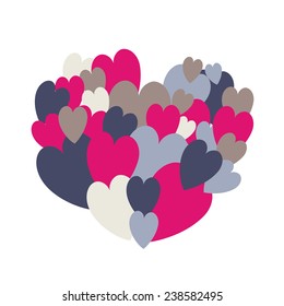 seamless pattern of heart