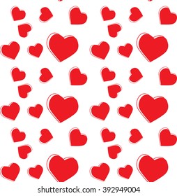 Seamless pattern in a heart