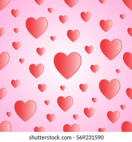 seamless pattern with heart