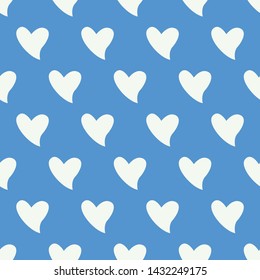 seamless pattern, heart art background design for fabric scarf and decor