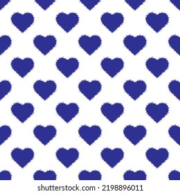 Seamless pattern of heart design.
