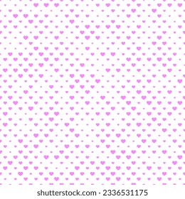 Seamless pattern with a heart of different sizes. Background with a heart for textiles, packaging and creative design ideas
