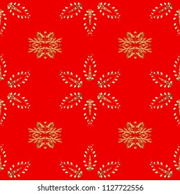Seamless pattern Heart, love. Anti stress valentine vintage decorative element. Oriental ethnic pattern. Design. Hand drawn illustration on white, brown and gray colors. Coloring book page design.