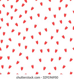 Seamless pattern of the heart , love . Valentine's Day