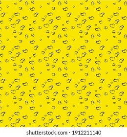 seamless pattern of heart on yellow background. - Powered by Shutterstock - Get 15% off with code: PIKWIZARD15