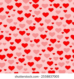 Seamless pattern with heart perfect for romantic occasions and celebrations.