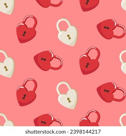 Patrón sin foco de molestias en forma de corazón sobre fondo aislado. Diseño para la celebración del Día de San Valentín, boda, día de la madre, para tarjetas de felicitación, reserva de recortes o decoración de casa.