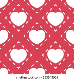 Seamless pattern with heart. vector background. Holiday texture. pattern for Happy Valentine's Day 