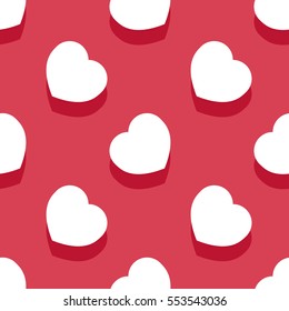 Seamless pattern with heart. vector background. Holiday texture. pattern for Happy Valentine's Day 