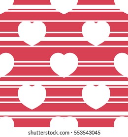 Seamless pattern with heart. vector background. Holiday texture. pattern for Happy Valentine's Day 