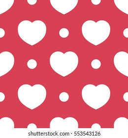 Seamless pattern with heart. vector background. Holiday texture. pattern for Happy Valentine's Day 