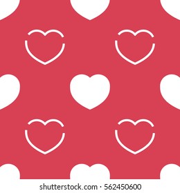 Seamless pattern with heart. vector background. Holiday texture. pattern for Happy Valentine's Day