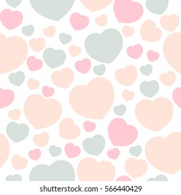 Seamless pattern with heart. vector background. Holiday texture. pattern for Happy Valentine's Day 