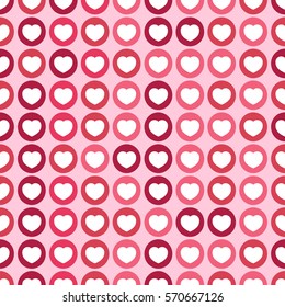 Seamless pattern with heart. vector background. Holiday texture. pattern for Happy Valentine's Day 