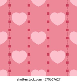 Seamless pattern with heart. vector background. Holiday texture. pattern for Happy Valentine's Day 