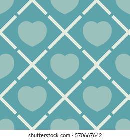 Seamless pattern with heart. vector background. Holiday texture. pattern for Happy Valentine's Day 