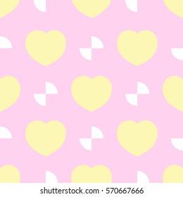 Seamless pattern with heart. vector background. Holiday texture. pattern for Happy Valentine's Day 