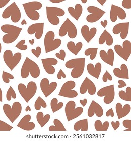 Seamless pattern with heart. Vector illustration.