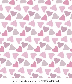 Seamless pattern hearts