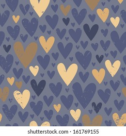 seamless pattern with hearts