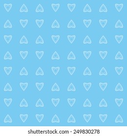 Seamless pattern with hearts