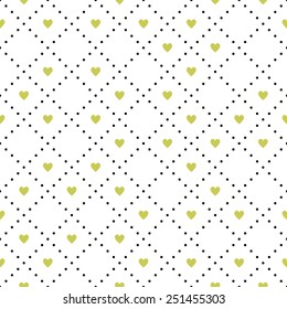 seamless pattern with hearts