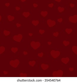 Seamless pattern with hearts