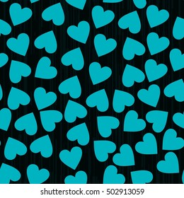 seamless pattern with hearts