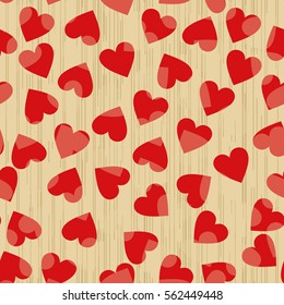 seamless pattern with hearts