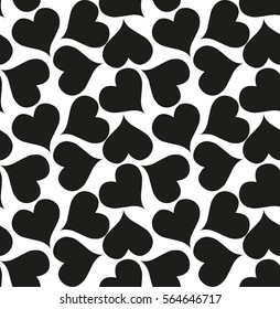 seamless pattern with hearts