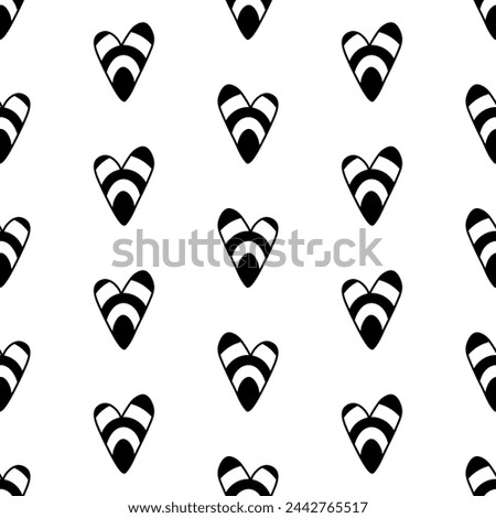 Seamless pattern with hearts of colors of the Heterosexual Pride Flag. Print for textile, wallpaper, covers, surface. Abstract geometric seamless pattern. For fashion fabric. LGBTQ symbols