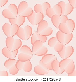 seamless pattern with hearts. Cute design for fabric, wrapping, wallpaper for Valentine's Day.