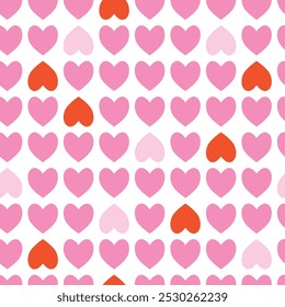 seamless pattern with hearts. Day of lovers	
